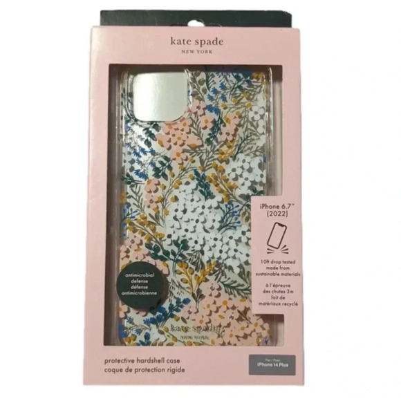 Kate Spade Iphone14 plus protective hardshell case - Picture 1 of 5